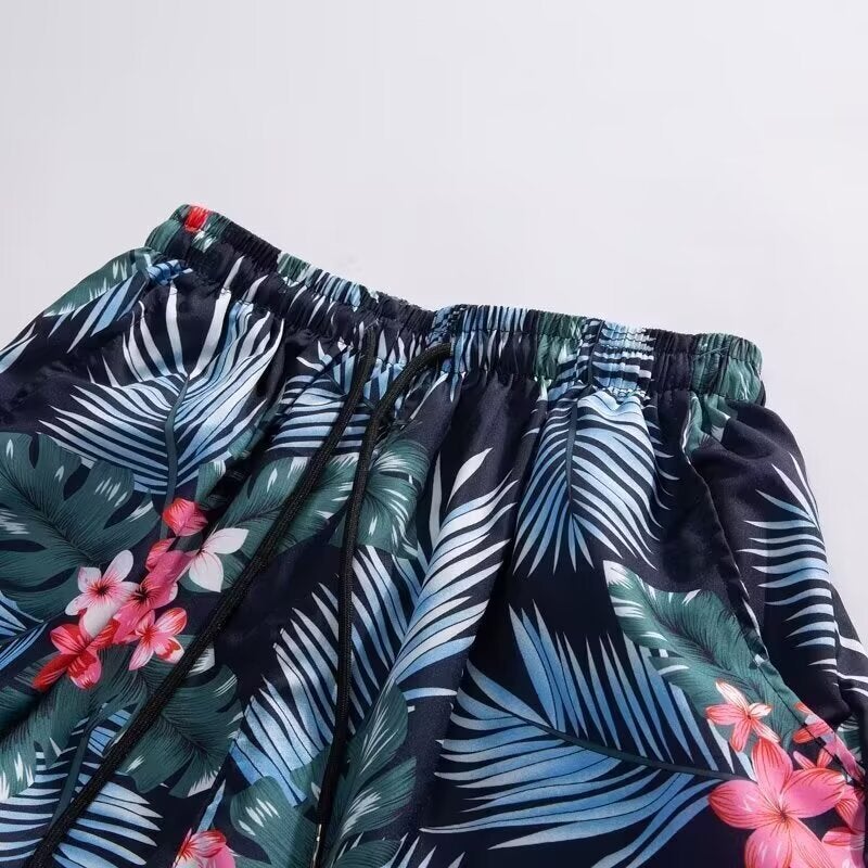 Thailand Hawaii Water Splashing Festival Beach Pants Men'S And Women'S Casual Shorts Summer Shorts Quick-Drying Shorts For Couples By The Sea - Image 3